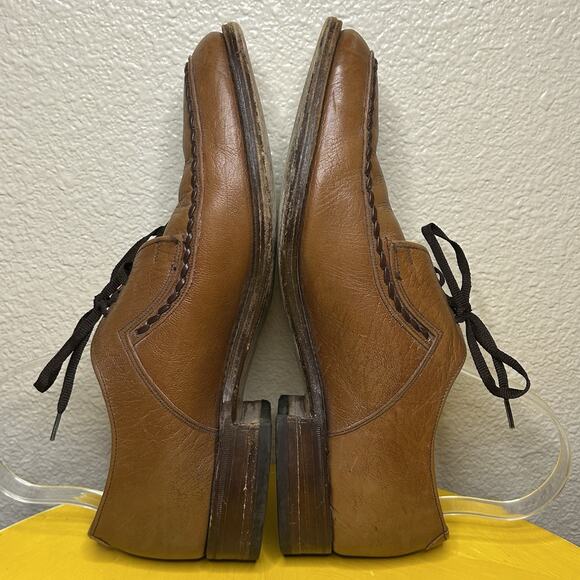 loake bros Fontwell brown leather dress shoes Formal Wear men’s Size 8.5 EEE - Picture 13 of 16